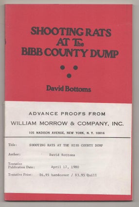 Item #191333 Shooting Rats At The Bibb County Dump. David BOTTOMS