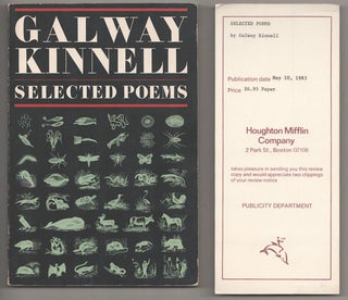 Item #191421 Selected Poems. Galway KINNELL