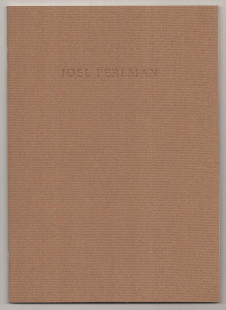 Item #191432 Joel Perlman. Small Sculpture: 1981-1996. Joel PERLMAN.