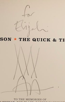 The Quick & The Dead (Signed First Edition)