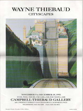 Item #191759 Wayne Thiebaud: Cityscapes. Wayne THIEBAUD