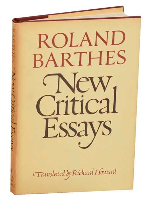 New Critical Essays | Roland BARTHES, Richard Howard