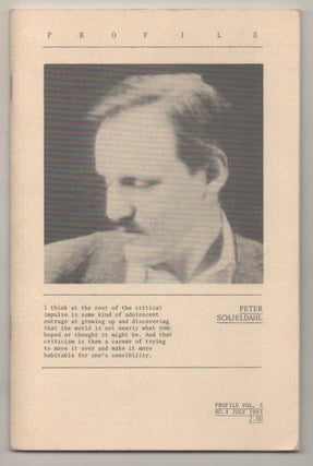 Item #192068 Profile Vol. 3 No. 4 July 1983: Peter Schjeldahl. Lyn BLUMENTHAL, Kate...