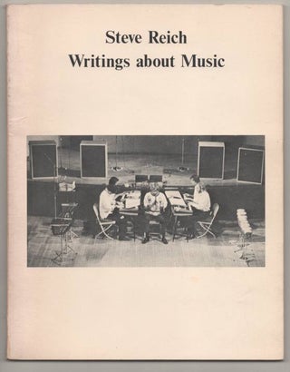 Item #192073 Writings about Music. Steve REICH
