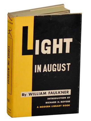 Item #192075 Light In August. William FAULKNER