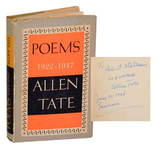 Item #192192 Poems 1922 - 1947 (Signed). Allen TATE