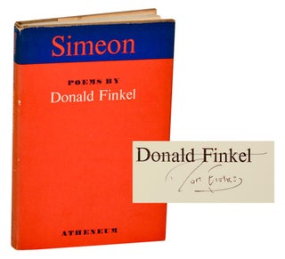 Item #192507 Simeon (Signed First Edition). Donald FINKEL