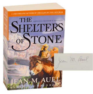 Item #192716 The Shelters of Stone (Signed). Jean AUEL