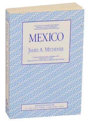 Item #192719 Mexico. James A. MICHENER