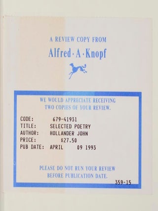 Selected Poetry