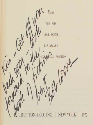 A Theological Position (Signed First Edition)