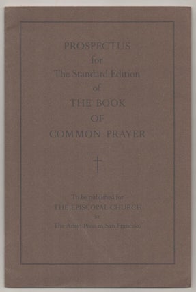 Item #192963 Prospectus for The Standard Edition of The Book of Common Prayer