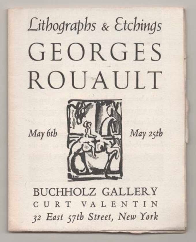 George Roualt: Lithographs & Etchings | Georges ROUAULT, Monroe Wheeler
