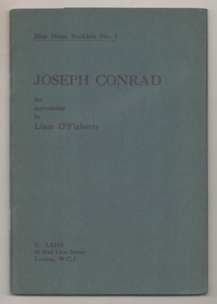Item #193077 Joseph Conrad: An Appreciation. Liam O'FLHERTY
