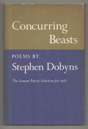 Item #193171 Concurring Beasts. Stephen DOBYNS