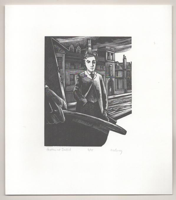 Item #193227 Hopkins at Balliol (Signed Woodblock Print). Michael McCURDY.