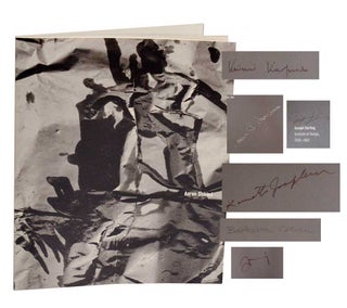 Item #193334 Aaron Siskind: Order With The Tensions Continuing. Aaron SISKIND, Barbara...