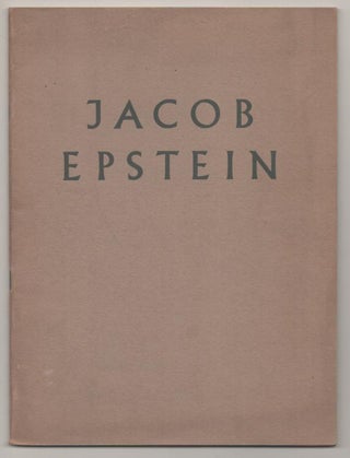 Item #193385 Epstein: Book of Illustrations. Jacob EPSTEIN