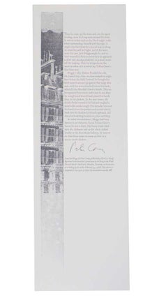 Item #193908 from Jack Maggs (Signed Broadside). Peter CAREY