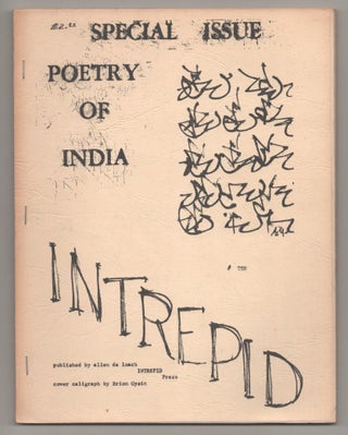 Item #194233 Intrepid # Ten Poetry of India. Allen DE LOACH