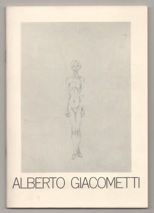 Item #194324 Alberto Giacometti 1901-1966. Alberto GIACOMETTI