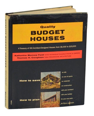 Item #194533 Quality Budget Houses: A Treasury of 100 Architect-Designed Houses from $5,000...