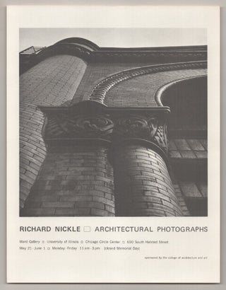 Item #194662 Architectural Photographs. Richard NICKEL