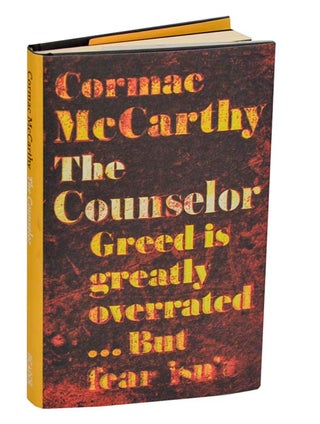 Item #194677 The Counselor. Cormac McCARTHY