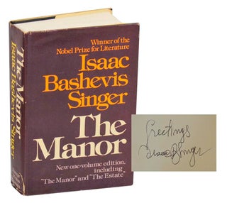 Item #194720 The Manor (Signed). Isaac Bashevis SINGER