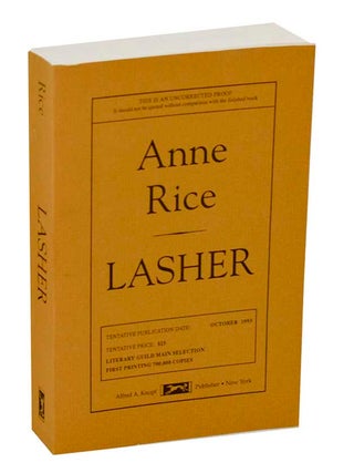 Item #194740 Lasher (Uncorrected Proof). Anne RICE