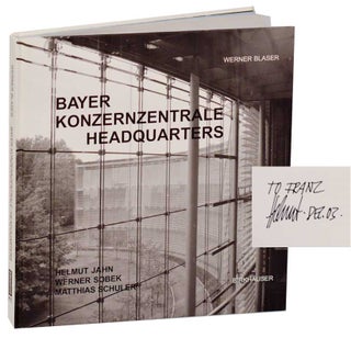 Item #194841 Bayer Konzernzentrale Headquarters (Signed First Edition). Helmut JAHN, Werner...