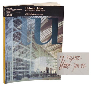 Item #194919 Helmut Jahn: Hotel Kempinski, Munich Airport (Signed First Edition). Helmut JAHN