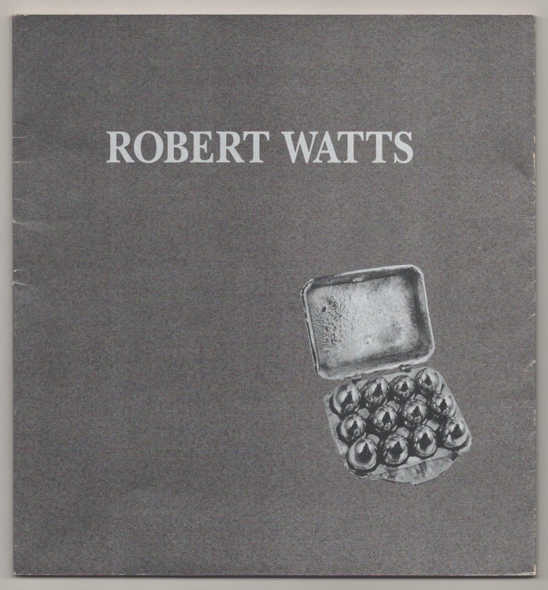 Item #194970 Robert Watts. Robert WATTS, Benjamin H. D. Buchloh.