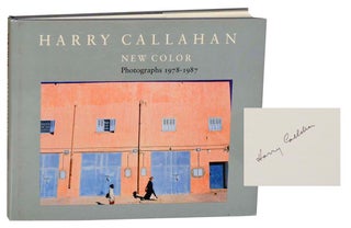 Item #194985 Harry Callahan: New Color 1978-1987 (Signed First Edition). Harry CALLAHAN,...