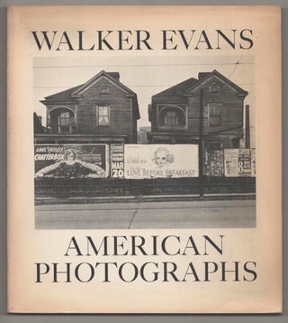 Item #194990 American Photographs. Walker EVANS, Lincoln Kirstein
