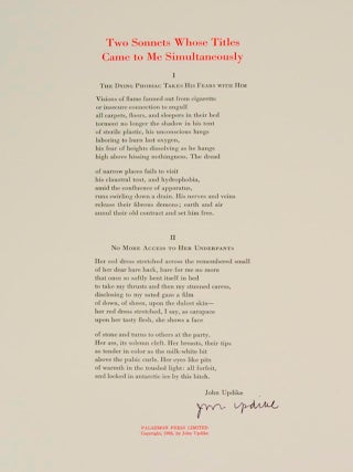 Northern Lights (Signed Broadsides)