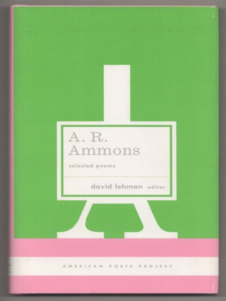 Item #195542 Selected Poems. A. R AMMONS
