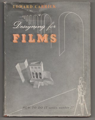 Item #195765 Designing for Films. Edward CARRICK