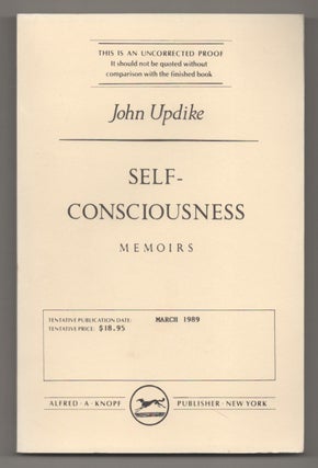 Item #195867 Self-Consciousness. John UPDIKE