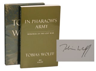 Item #196020 In Pharaoh's Army (Signed First Edition). Tobias WOLFF