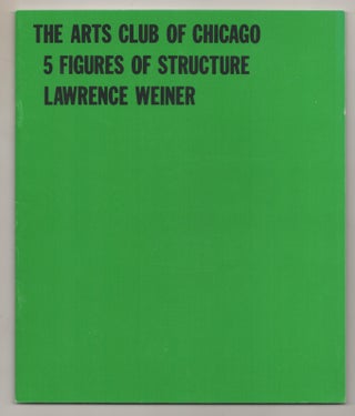 Item #196249 5 Figures of Structures. Lawrence WEINER, Anne Rorimer