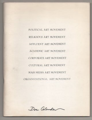 Item #196271 Political Art Movement, Religious Art Movement, Affluent Art Movement, Academic...