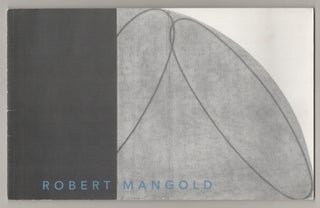 Item #196345 Robert Mangold. Robert MANGOLD, Alexander Van Grevenstein