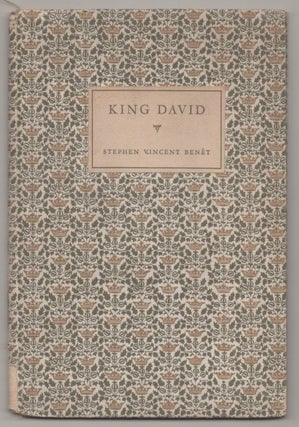Item #196370 King David (Signed Limited Edition). Stephen Vincent BENET