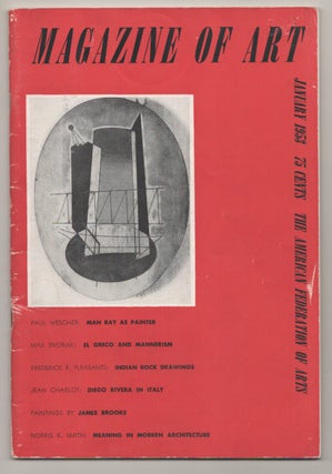Item #196383 Magazine of Art January 1953 Volume 46 Number 1. Robert GOLDWATER