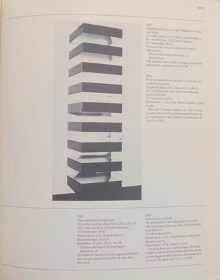 Donald Judd: Catalogue Raisonne of Paintings, Objects and Wood-Blocks 1960-1974