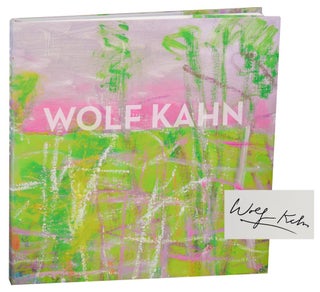Item #196515 Wolf Kahn (Signed First Edition). Wolf KAHN, Nicholas Delbanco