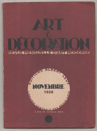 Item #196734 Art Et Decoration et L'Art Decoratif November 1928. Leon MAN RAY DESHAIRS