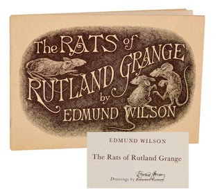 Item #196754 The Rats of Rutland Grange (Signed First Edition). Edward GOREY, Edmund Wilson
