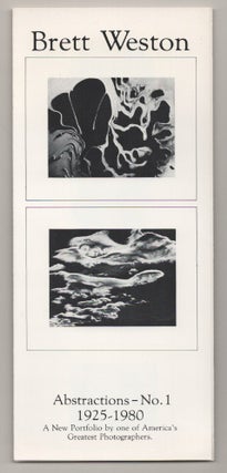 Item #196834 Brett Weston: Abstractions No. 1 1925 - 1980. Brett WESTON